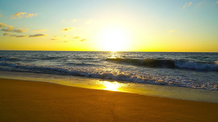 1190款唯美风景海边海滩海水日落夕阳海浪MP4实拍短视频素材12